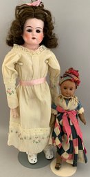 Lot Of 2 Bisque Dolls