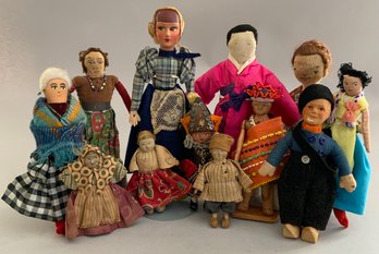 12 - Assorted Foreign Dolls