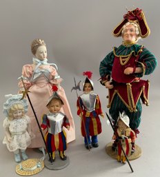 6  Assorted Artist Dolls