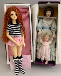 2  Collectible Dolls In Original Boxes