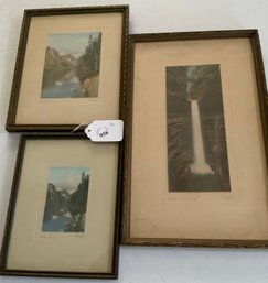 3  Framed Sawyer Prints