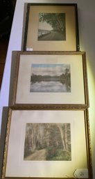 Lot Of 3 Framed Sawyer Prints