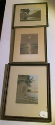 Lot Of 3 Framed Sawyer Prints