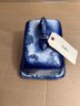 Nice Staffordshire Flow Blue Transfer Printed Covered Cheese Keeper