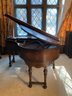 Vintage Etsy Mahogany Case Baby Grand Piano, Companion Bench