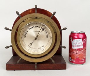 Waterbury Ship Wheel Barometer