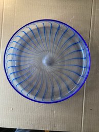 Kosta Boda Art Glass Shallow Bowl