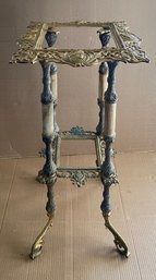 Victorian Mixed Metal & Onyx Stand