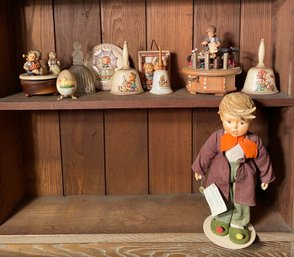 Goebel Hummel 'Lost Sheep', Doll On Stand And Other Hummel Wares