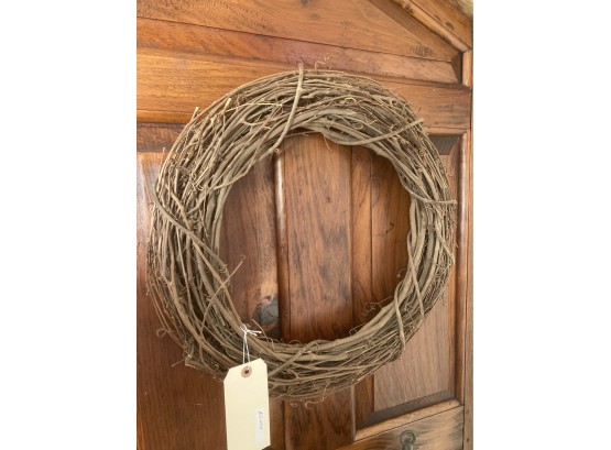Rustic Bent Twig Door Wreath