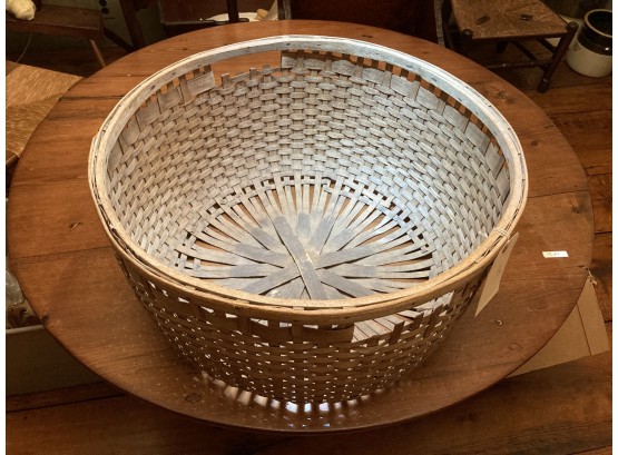 Large Early Splint Basket, Open Handles, 19th C.