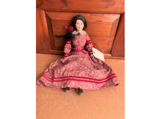 Franklin Heirloom Doll In Period Style Dress