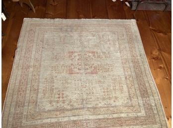 Oriental Rug, Possibly Oushak, Almost Square