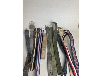 Misc. Military Watch Strap Lot