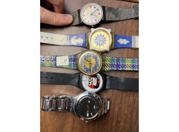 5x Swatch Watches Logitech