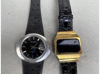 2x Vintage Watch Lot- Haverhills And Timex