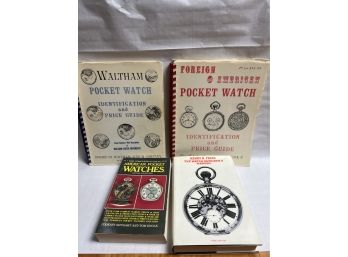 4x Pocket Watch Books