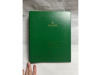 Rolex R-7 Service Manual Parts Catalogue