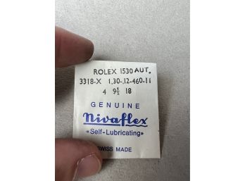 Rolex 1530 Aut. 3318x Nivaflex Mainspring