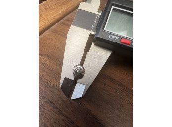 Rolex Watch Crown 6.5mm Stainless Steel (Or White Gold?)