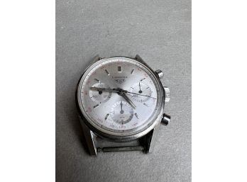 Rare Heuer 2447 (2447T) Chronograph Watch Red Tracking