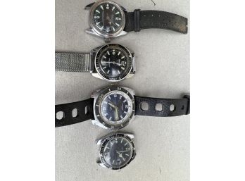 4x Dive Watch Lot