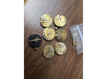 7x Bulova Accutron 2300 And 2301 Watch Movements And Parts