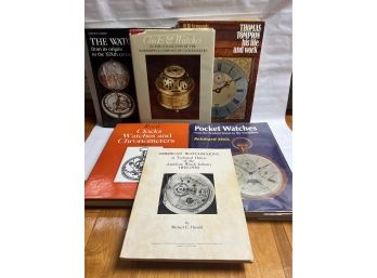 6x Watch And Clock Book Lot