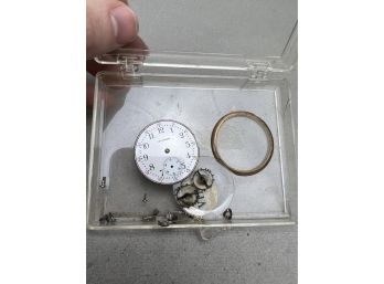 17 Jewel Waltham Riverside Pocket Watch Parts