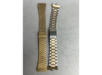 2x Vintage Watch Bracelets Gold Filled