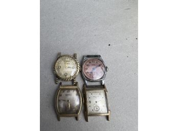 4x Gruen Deco Wristwatch Lot