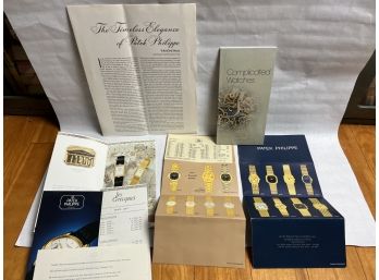 Patek Philippe Booklets, Price Guides, Inserts, Paperwork
