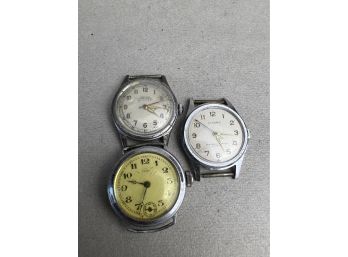 3x Misc Vintage Watches