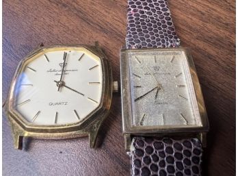 2x Jules Jurgensen Quartz Watch (4491 And 6067)