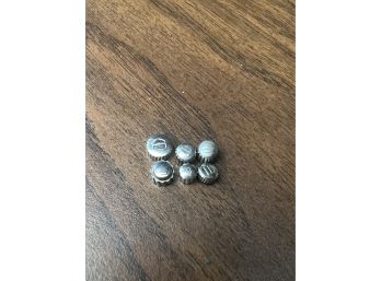 6x Stainless Tag Heuer Watch Crowns