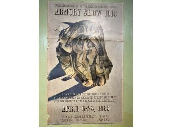 Very Rare- 1913 Marcel Duchamp International Armory Show 1913 Poster