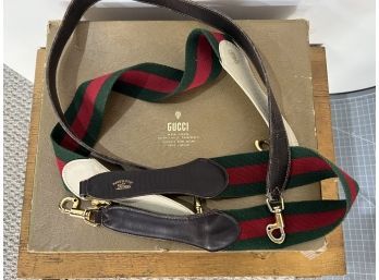 Vintage Gucci Purse Straps And Box