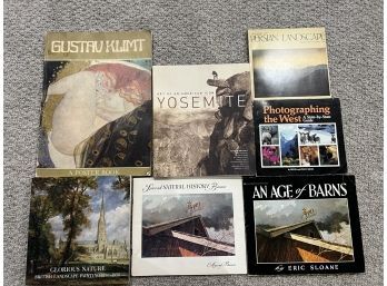 7x Art Book- Klimt, Photography, Persian Landscape, Yosemite