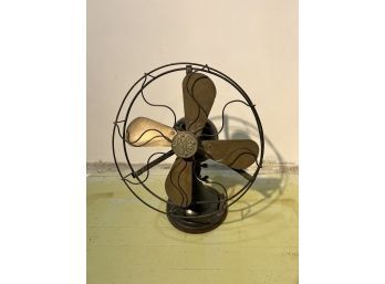 Antique General Electrical Variable Speed Brass Blade Fan
