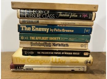 9x Books- Anti-Capitalism, Imperialism, Leisure Class, Norman Mailer
