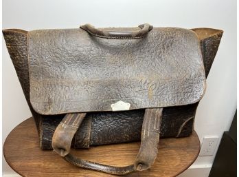 Vtg Leather Doctors Bag Briefcase