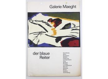 Poster- 1962 Galerie Maeght Kandinsky Picasso Braque Klee