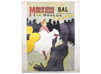 Poster- La Goulue Au Moulin Rouge II, 1985 Henri De Toulouse-Lautrec