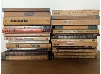 24x Vintage Softcover Book Novels Classics- Norman Mailer, Agatha Christie, Pieter Geyl, Edmund Burke