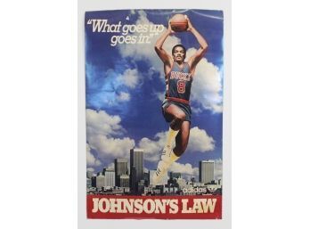 Poster- 1982 Adidas 'johnson's Law' MARQUES JOHNSON