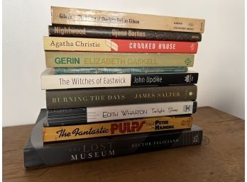 10x Books- The Lost Museum, Agatha Christie, John Updike, Edith Wharton, James Salter