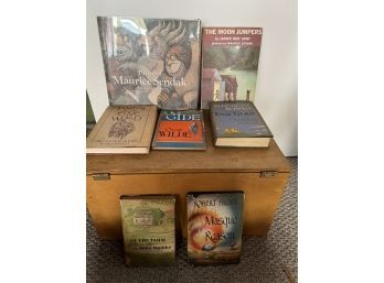 7x Antique Book Novels- Oscar Wilde, John Updike, Robert Frosk, Maurice Sendak