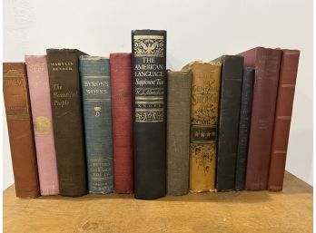 12x Antique Hardcover Books- General Sherman, Florence, Life Of The Heart
