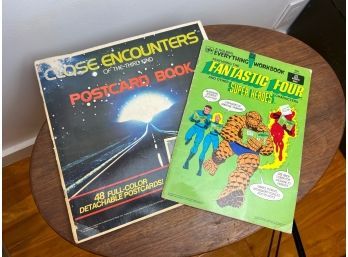 Close Encounters Postcard Book (Complete) And Fantastic Four Workbook