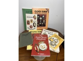 8x Clock And Pocket Watch Books